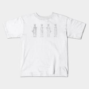 Architectural Caryatid Kids T-Shirt